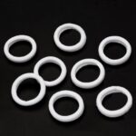 Бесшовные резинки для волос 3 см, Premium  (1 шт), белый