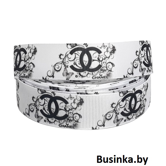 Репсовая лента "Шанель" 2,5 см (1м) — изображение 1