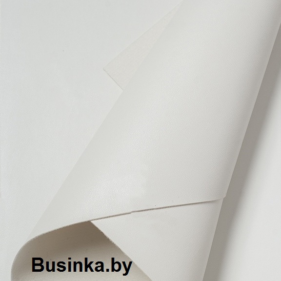 Кожзам 22*30 см, белый №2 (1 шт), ближе к айвори — изображение 1