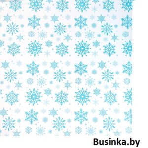 Кожзам "Снежинки" 21*30 см (1 шт)
