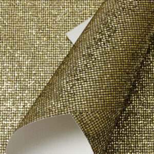 Кожзам "Квадратики" 21*29 см, тёмное золото  (1 шт)