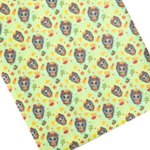 Кожзам "Ежик" 21*30 см (1 шт)