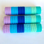 Бесшовные резинки для волос  3 см, (22шт) микс