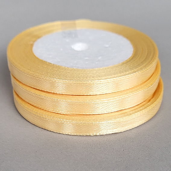 Атласная лента 0,6 см (бабина), персико-бежевый 16 — изображение 1