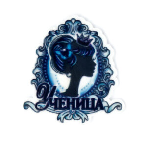 Кабошон-вырубка "Ученица" 3,2*3,5 см (1 шт)