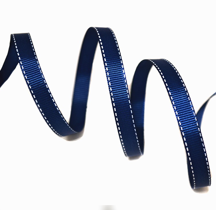 Репсовая лента "Мелкая строчка"  1 см — изображение 1