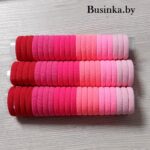 Бесшовные резинки для волос  3 см, (22шт) микс