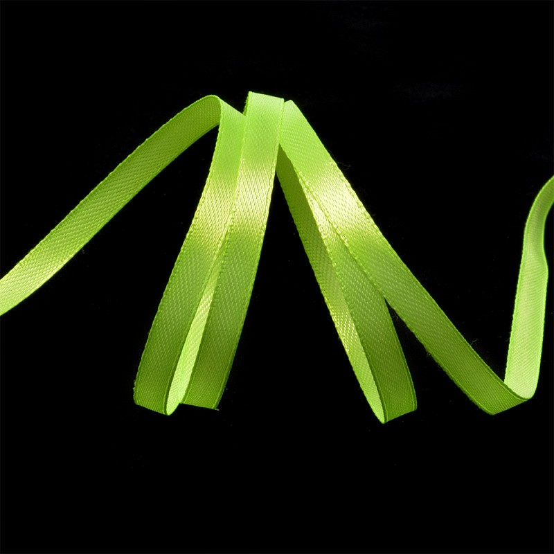 Атласная лента 0,6 см (3 метра), салатовый — изображение 1