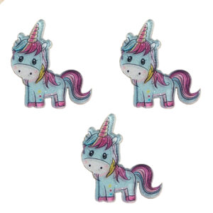 Кабошон-вырубка "Единорог" 26*24 мм