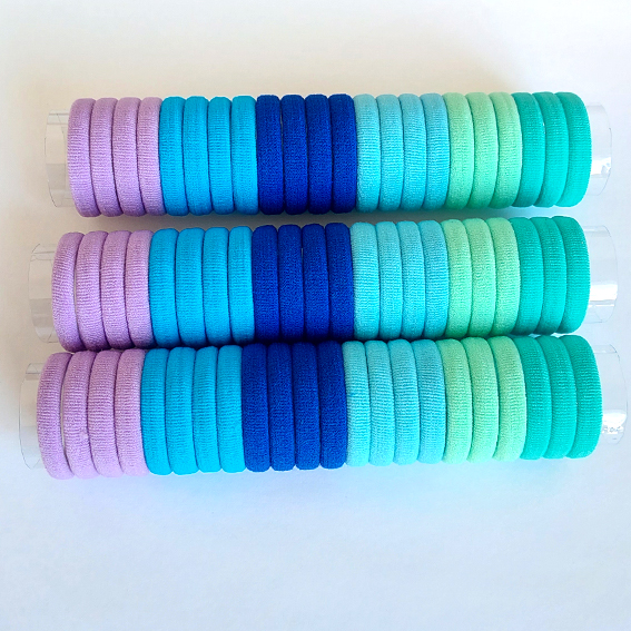 Бесшовные резинки для волос  3 см, (22шт) микс — изображение 1