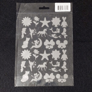 Термонаклейки "Ассорти" серебро (набор)