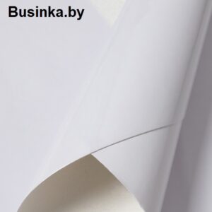 Кожзам гладкий 20*30 см, белый (1 шт)