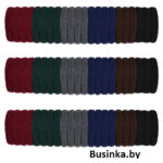 Бесшовные резинки для волос  3 см, (22шт) микс