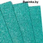 Фоамиран глиттерный 1,7-2 мм Premium 20*29.5 см, аквамариновый №2 (1 шт)