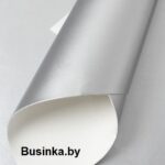 Кожзам 20*30 см, серебро (1 шт)