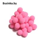 Помпоны Premium 1,5 см, розовый, 10 шт