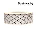 Репсовая лента "Ромбики" 2,5 см (5 метров)