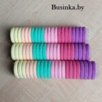 Бесшовные резинки для волос  3 см, (22шт) микс