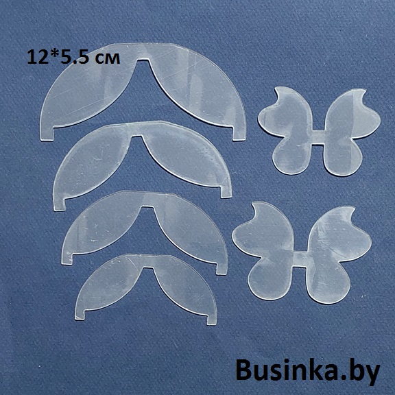 Набор пластиковых шаблонов 1 мм «Бант Бабочка №3»