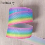 Репсовая лента градиент 4 см (1 м)