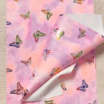 Кожзам-ткань "Бабочки" 20*30 см (1 шт)