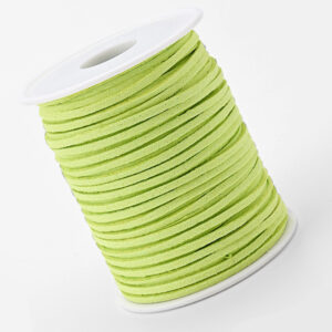 Шнур замшевый 2,5*2 мм (3 метра) салатовый